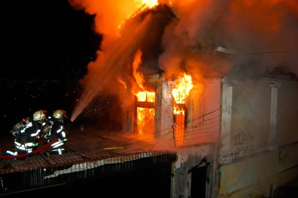 Emergencia en los cerros de Valparaíso
